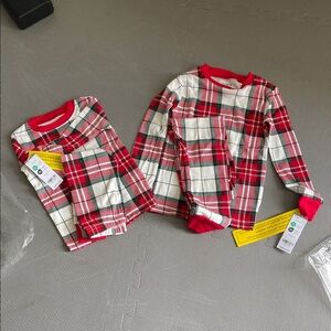 12M and 3T Christmas pajamas